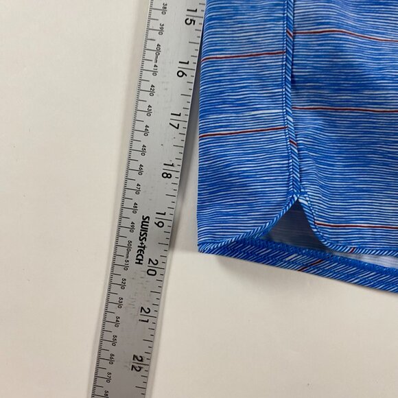 Rhone Board Shorts Mens Size 38 Swim Trunks Blue Striped - Picture 13 of 14